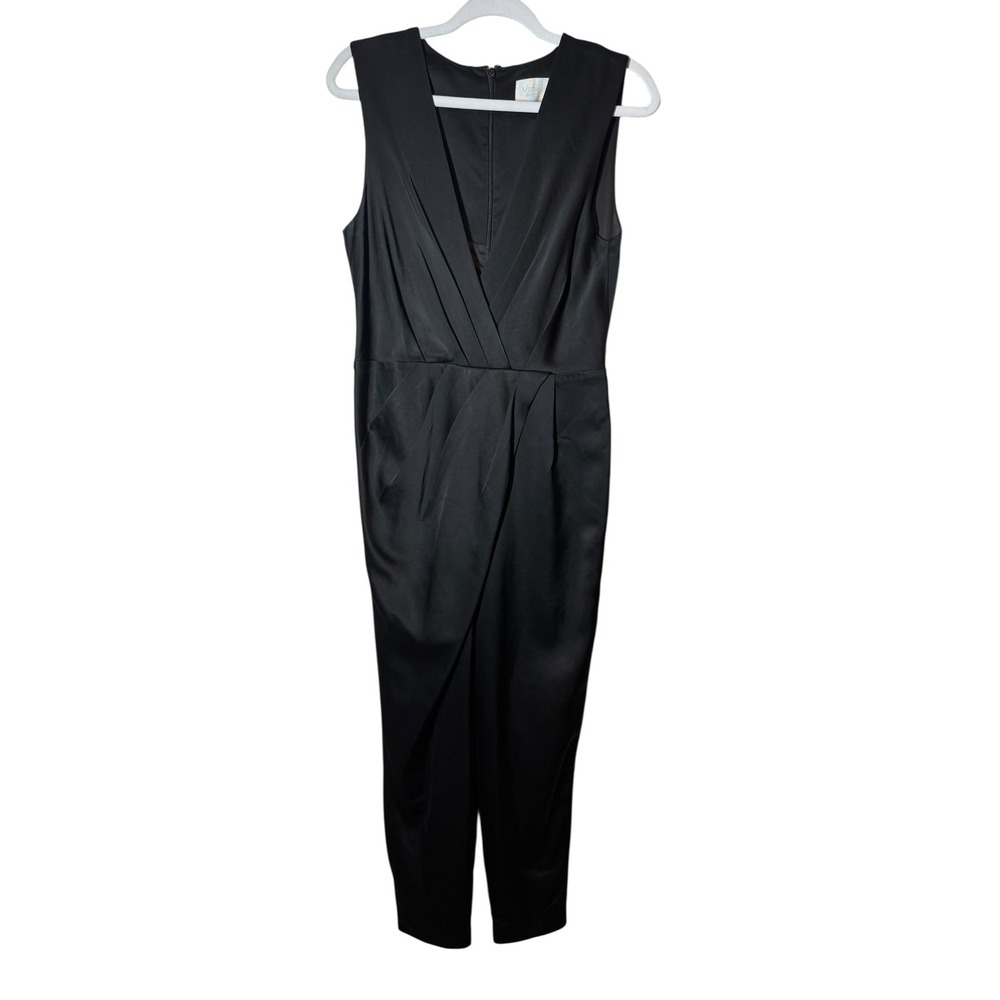 Misha Collection Kaela Pantsuit Black Sleeveless Jumpsuit *Missing Belt* 8 - Picture 2 of 9